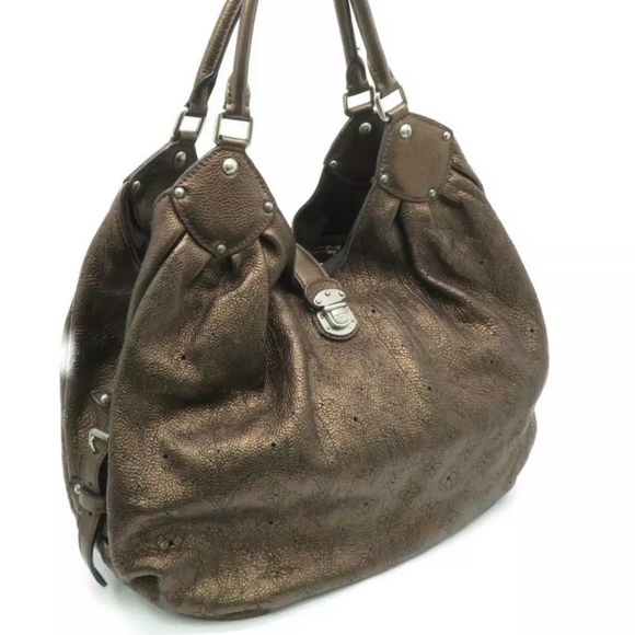 Auth Louis Vuitton LV Mahina L Monogram Bronze - Picture 4 of 14